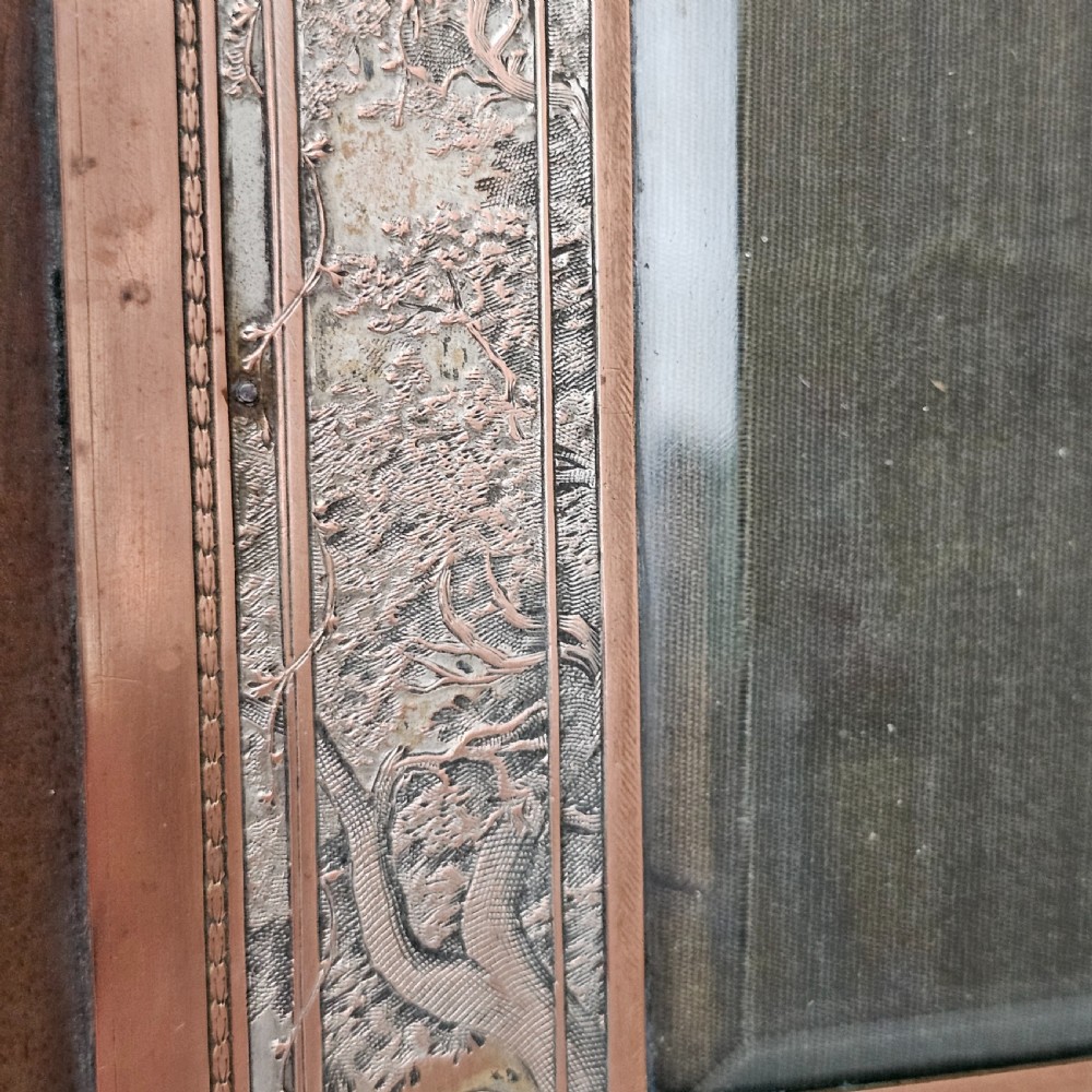 Unusual Late 19thc Pair of French Electrotype Frames 28.5c x 19.5 cm View XI