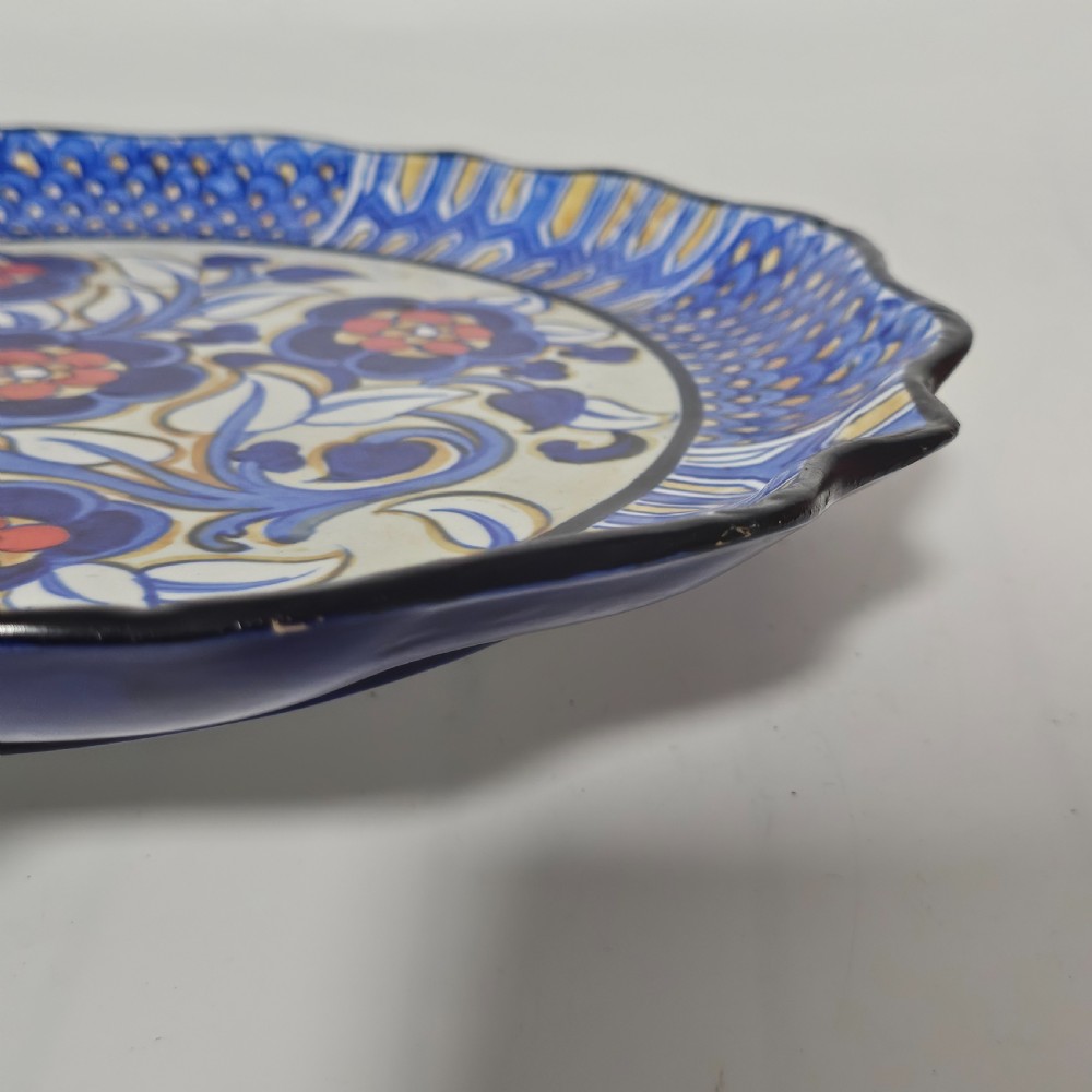 Highly Decorative 1930s Frederick Rhead Charger for Royal Cauldon 37.5 cm View VII
