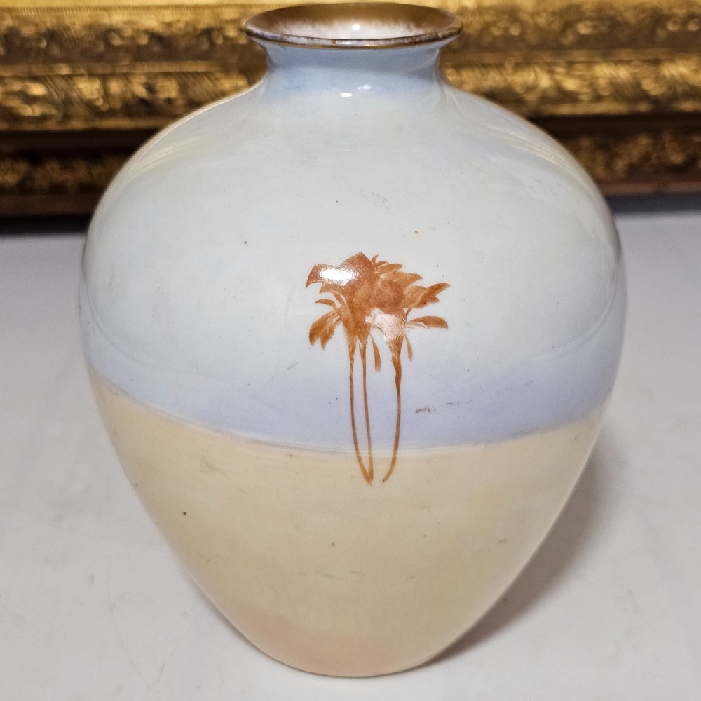 Attractive Signed Doulton Hand Painted Vase H.Allen for Harry Allen View XI