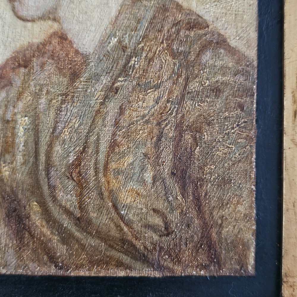  Pre-Raphaelite painting of a young woman in the manner of Arthur Hughes c1875 View IX