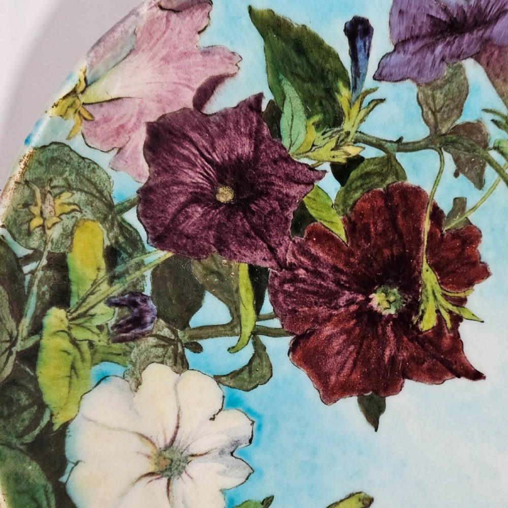 A. L. Regnier for Théodore Deck – Exquisite Hand-Painted Faience Charger (c.1910) View V