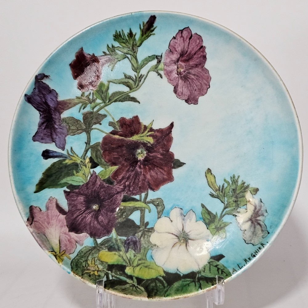 A. L. Regnier for Théodore Deck – Exquisite Hand-Painted Faience Charger (c.1910) View VI