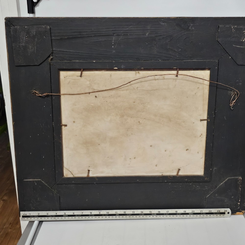 Fabulous Large Early 20thc Framed Alabaster Relief panel  View XIV