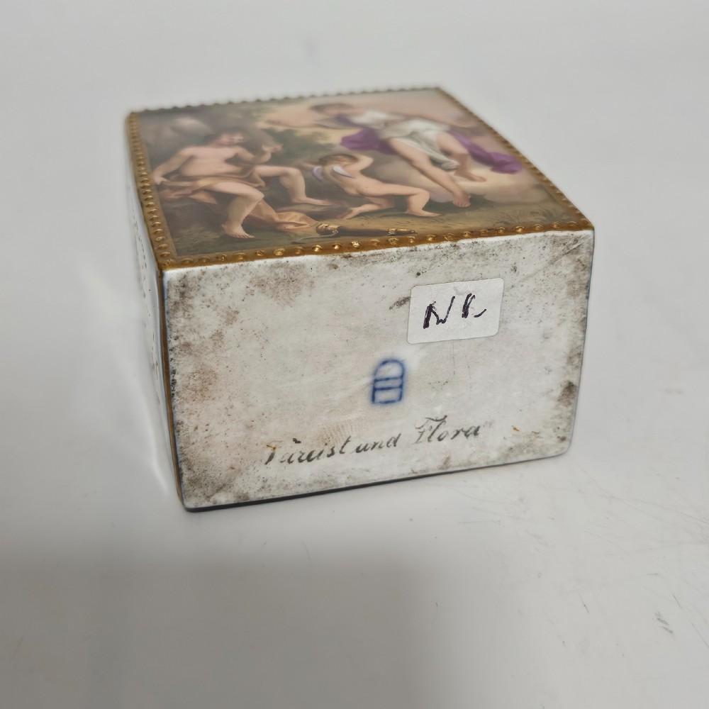 19thc Exquisitely Painted Royal Vienna Porcelain Bottle, Signed A.Heer View XI