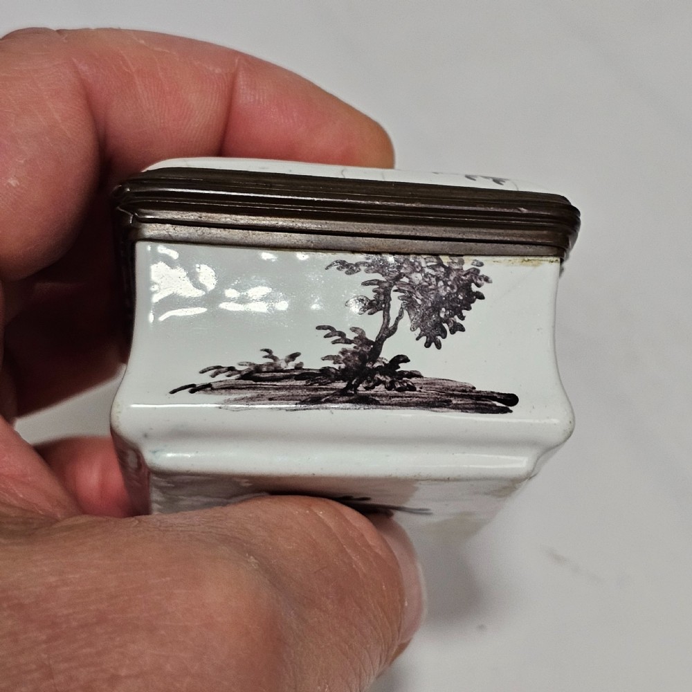 A Georgian Enamelled Bilston Snuff Box c1770 View XVI