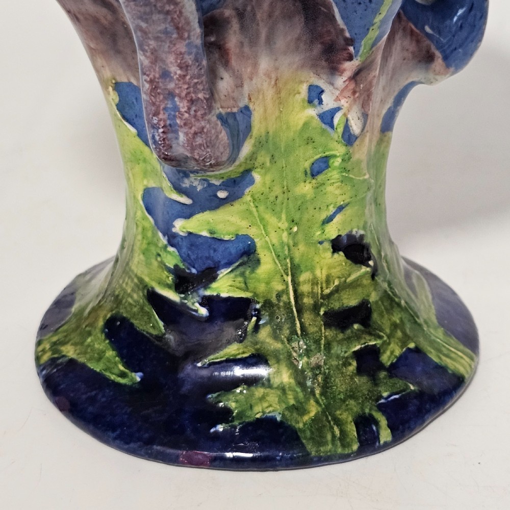 Paul Dachsel For Amphora - An Art Nouveau Pottery Pedestal Vase c1905 View XI