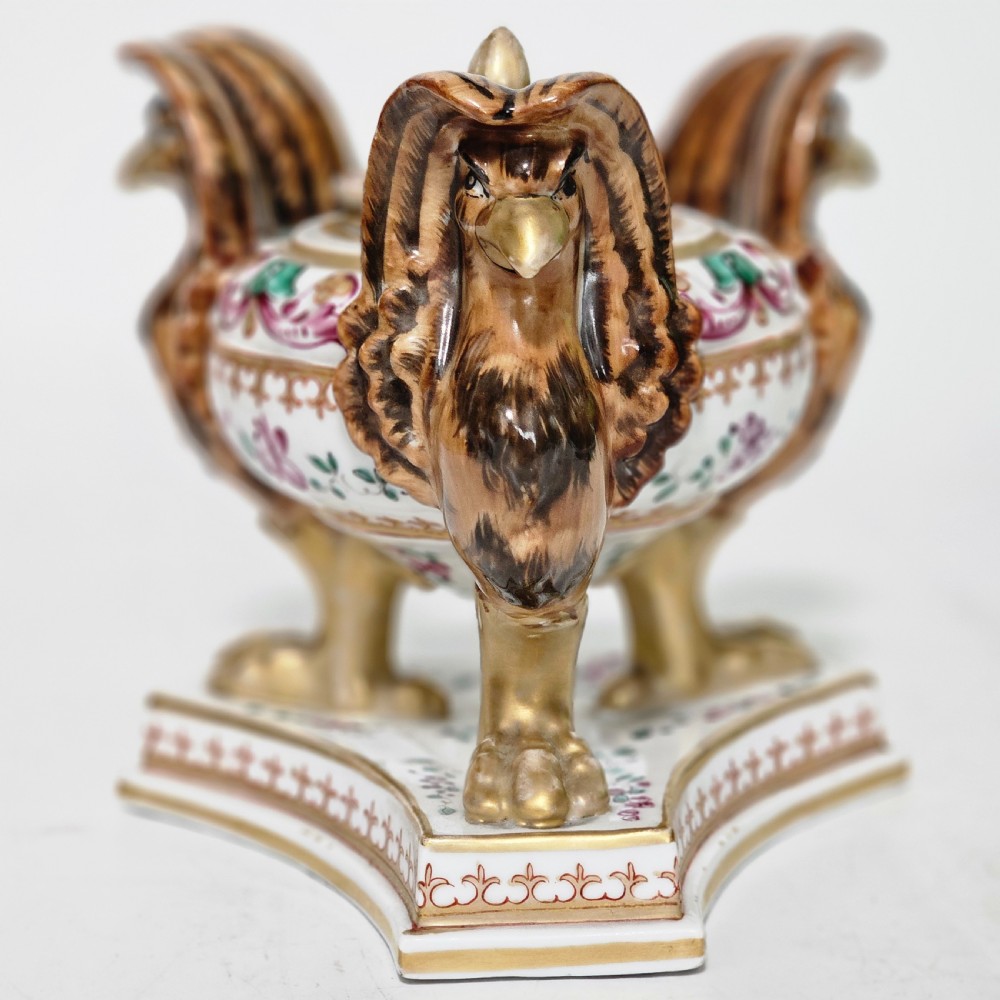 Highly Attractive Samson Late 19thc Inkwell View II