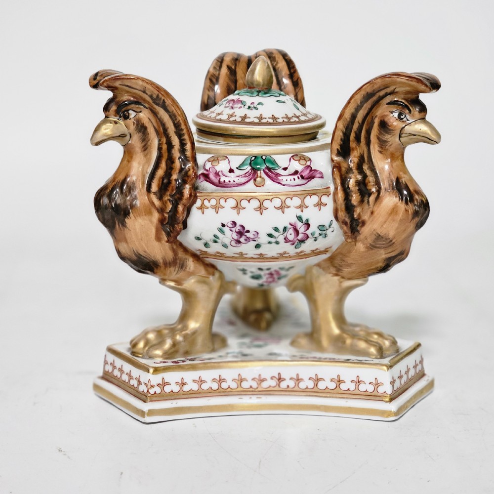 Highly Attractive Samson Late 19thc Inkwell