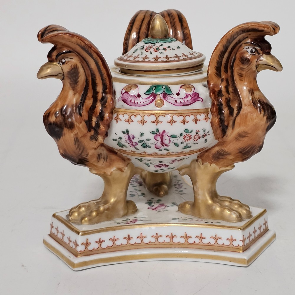 Highly Attractive Samson Late 19thc Inkwell View VII