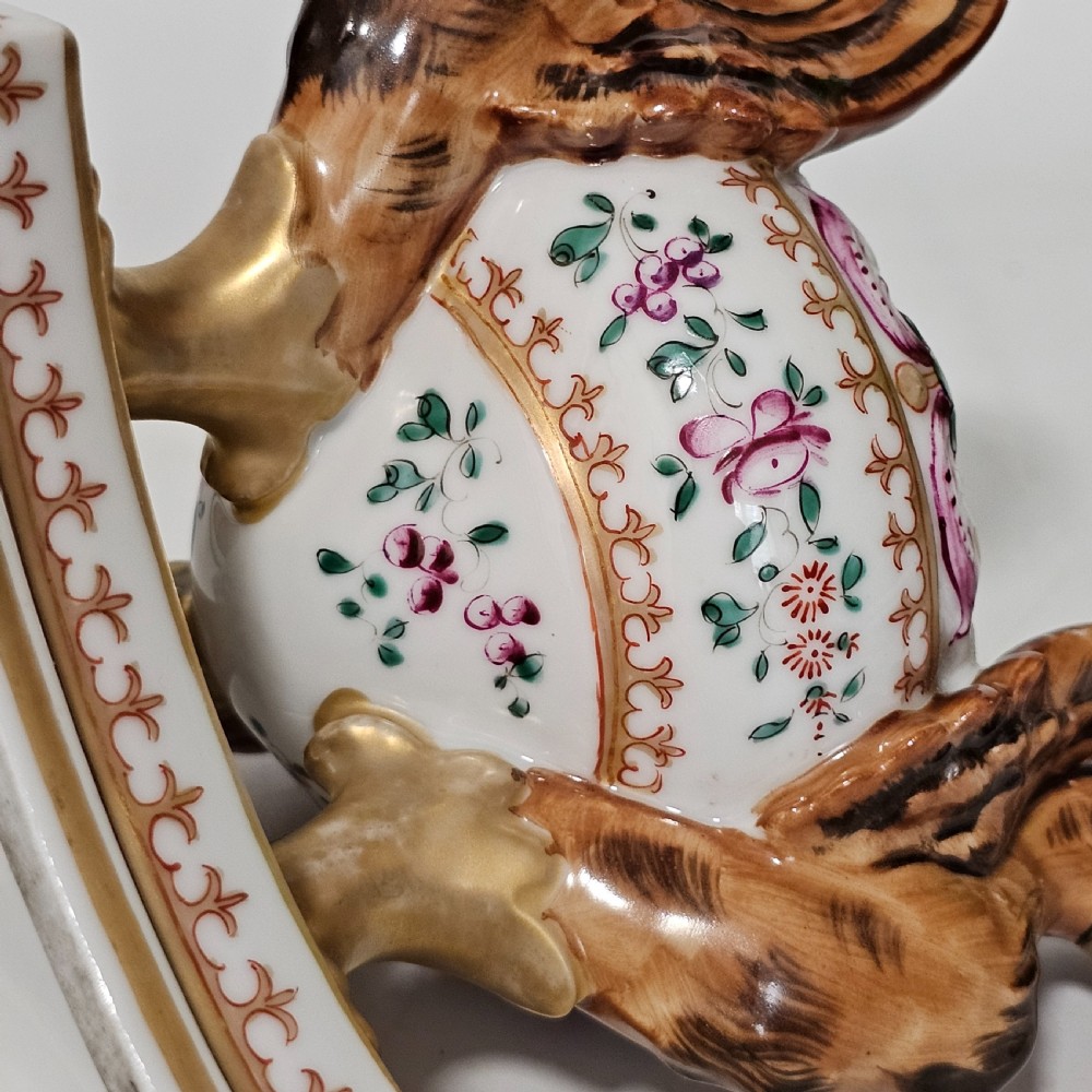 Highly Attractive Samson Late 19thc Inkwell View VIII