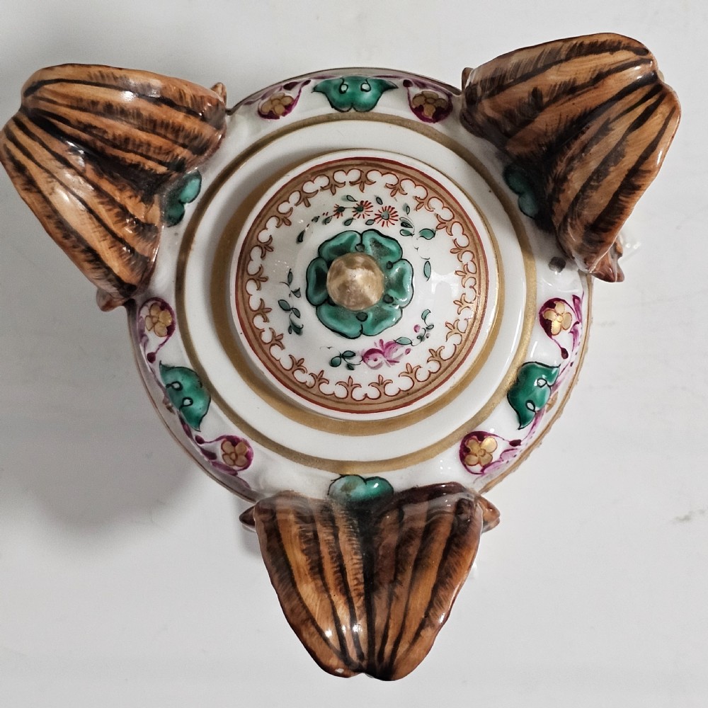 Highly Attractive Samson Late 19thc Inkwell View IX