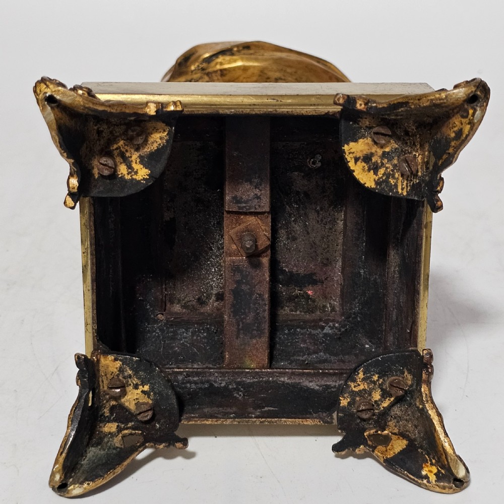Fine 19thc 34cm Gilt Bronze Bust of Sir Walter Scott on Fluted Bronze Column  View XI