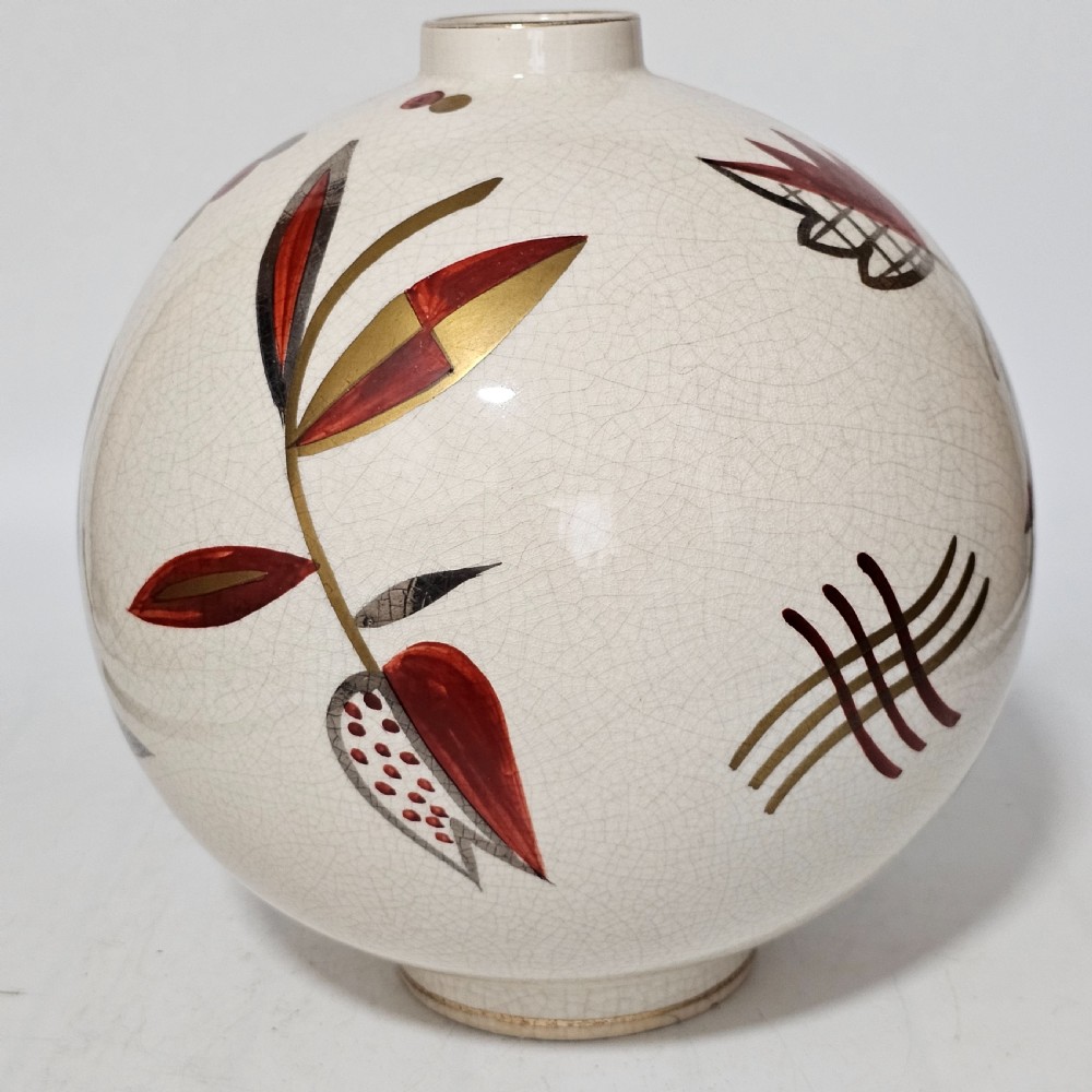 French Art Deco Vase by Sainte Radegonde, circa 1925 View II
