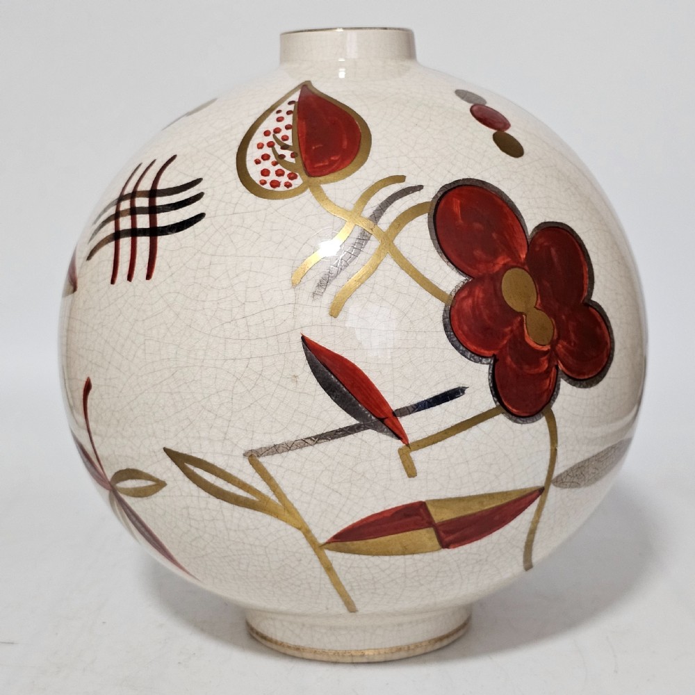 French Art Deco Vase by Sainte Radegonde, circa 1925 View VIII