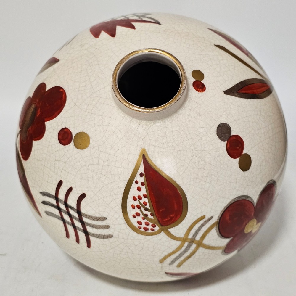 French Art Deco Vase by Sainte Radegonde, circa 1925 View IX
