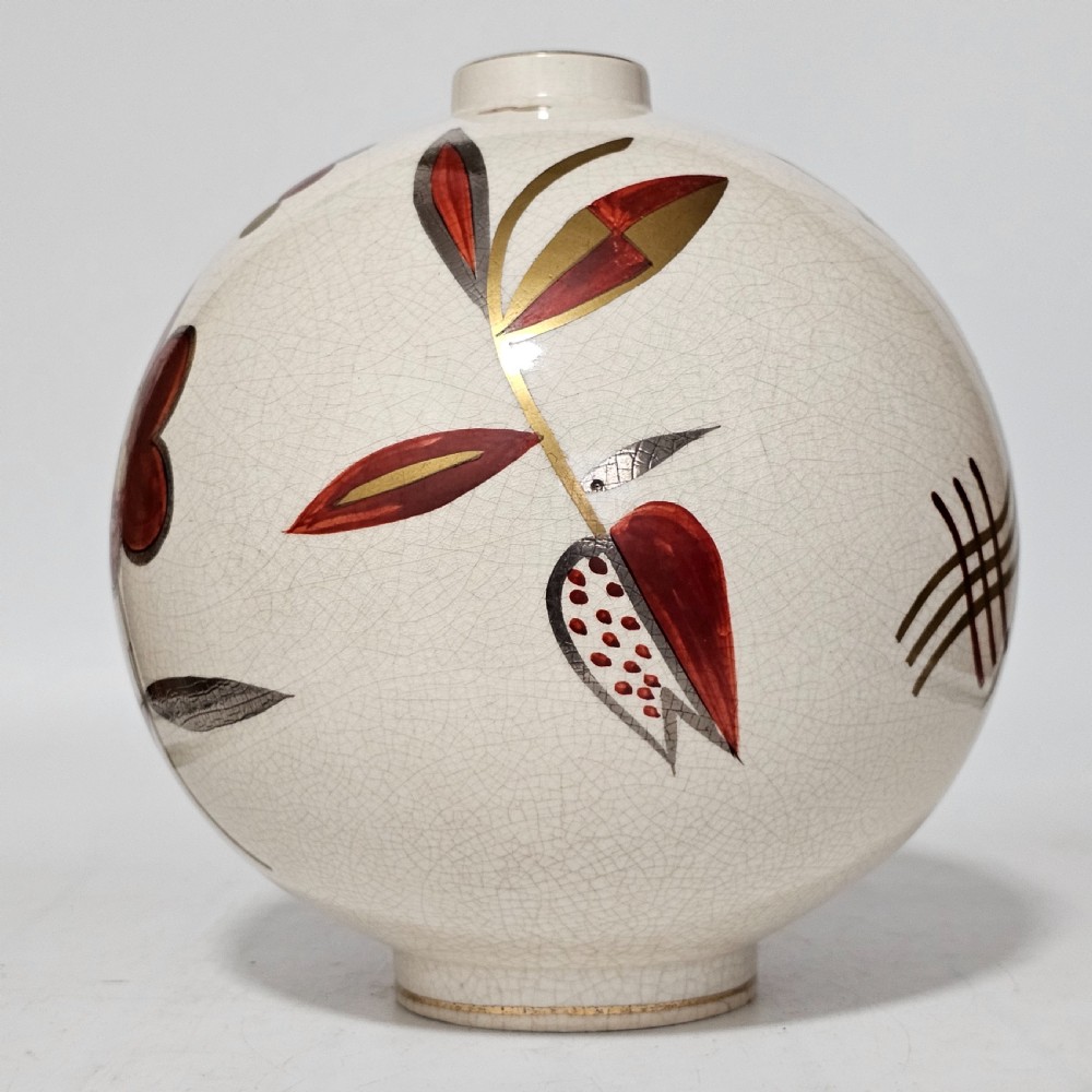 French Art Deco Vase by Sainte Radegonde, circa 1925 View XI