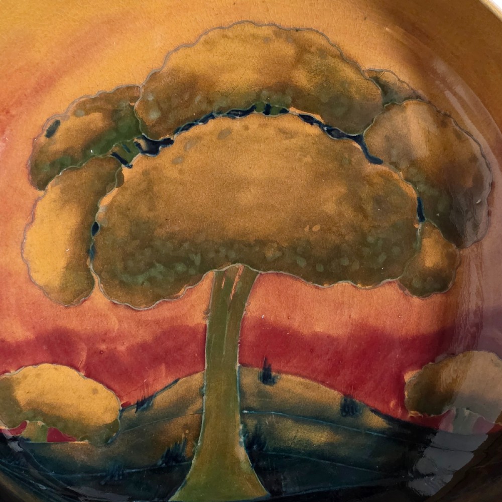 William Moorcroft Large Eventide Display Bowl C.1925 25cm View III