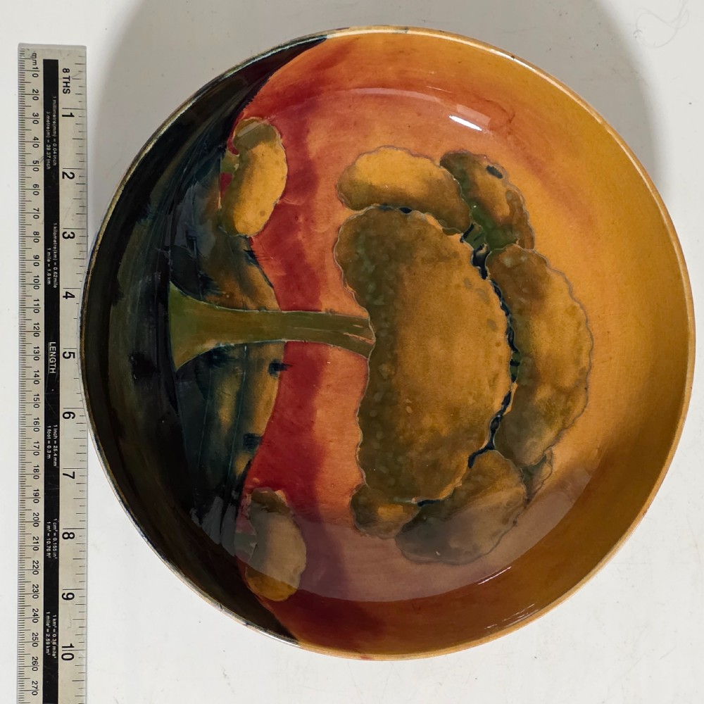 William Moorcroft Large Eventide Display Bowl C.1925 25cm View XI