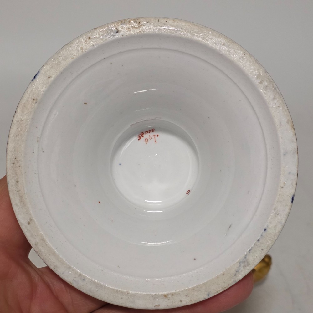 Stunning 19thc Large Spode 967 Pattern Amphora Vase View VI