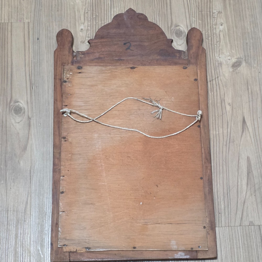 Fine Quality Inlaid Hoshiarpur Hanging Mirror c1900 View VIII