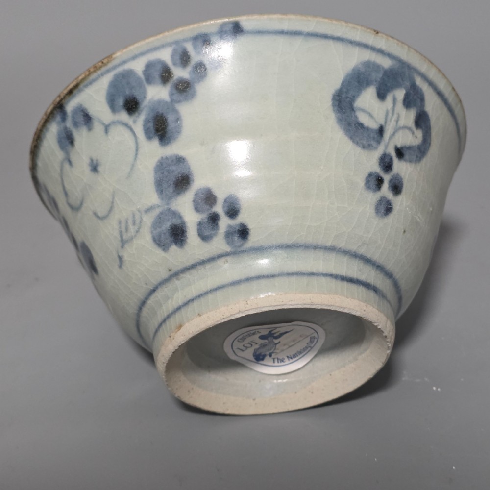 The Nanking Cargo, a Chinese porcelain Flared bowl, c. 1751 View II