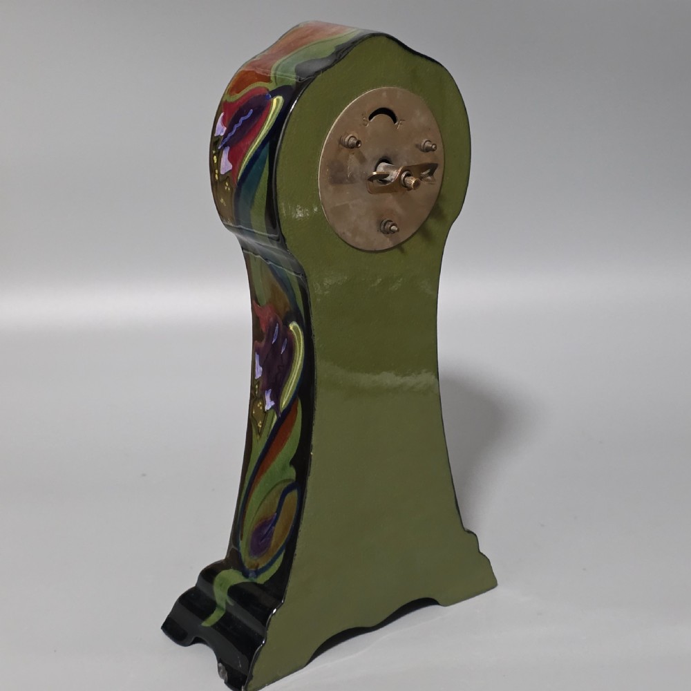 Stylish Gouda Pottery Clock, 1910 (working) View III