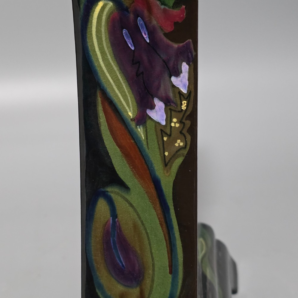 Stylish Gouda Pottery Clock, 1910 (working) View V