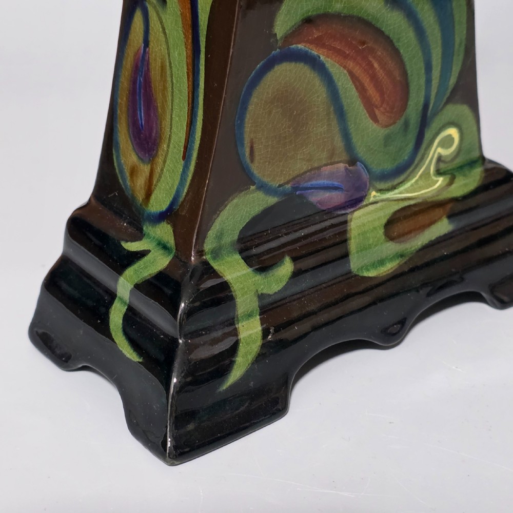 Stylish Gouda Pottery Clock, 1910 (working) View VIII