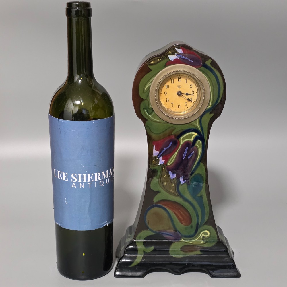 Stylish Gouda Pottery Clock, 1910 (working) View X