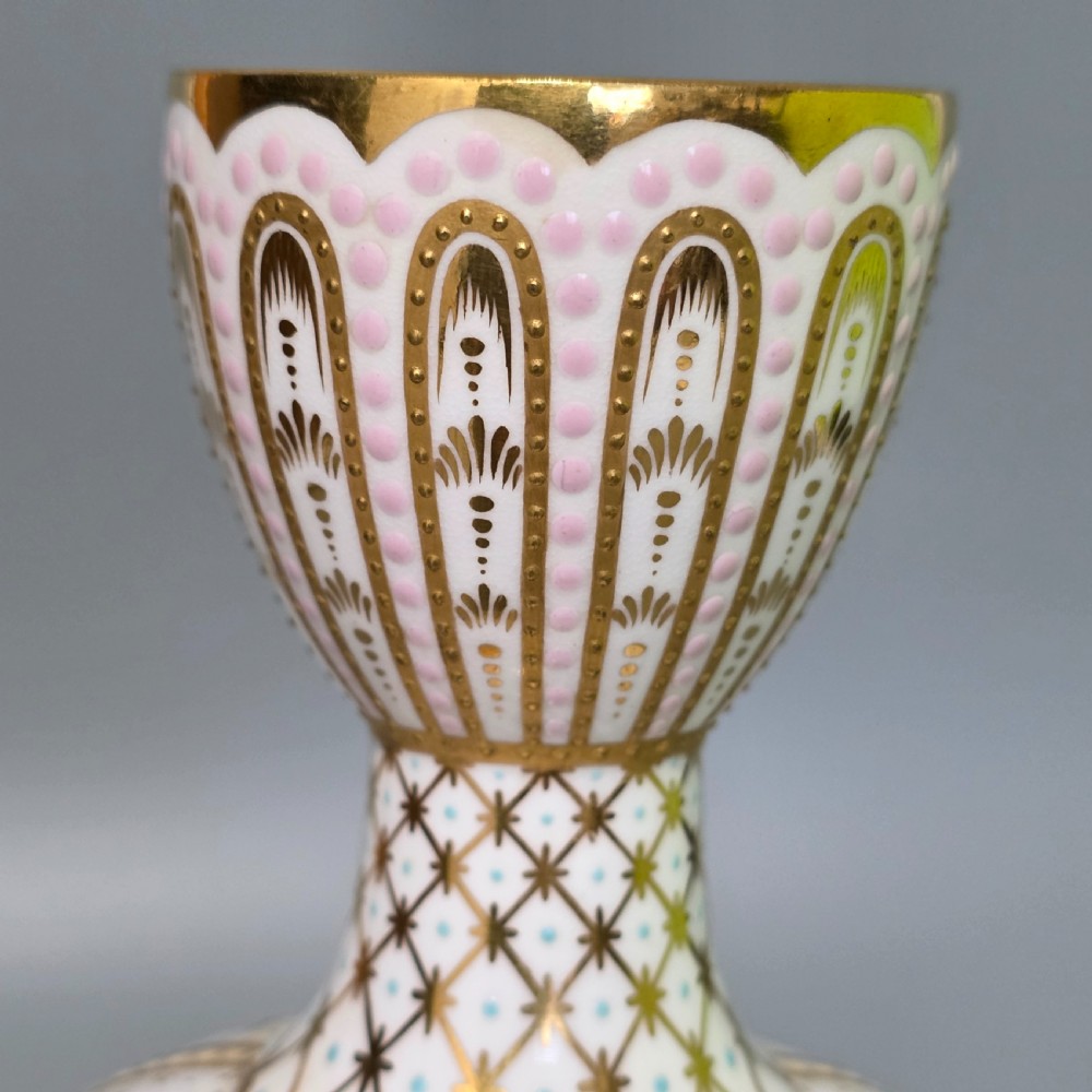 Exquisite Copeland Jewelled Porcelain Jug in the Persian Style c1890/1900 View VI