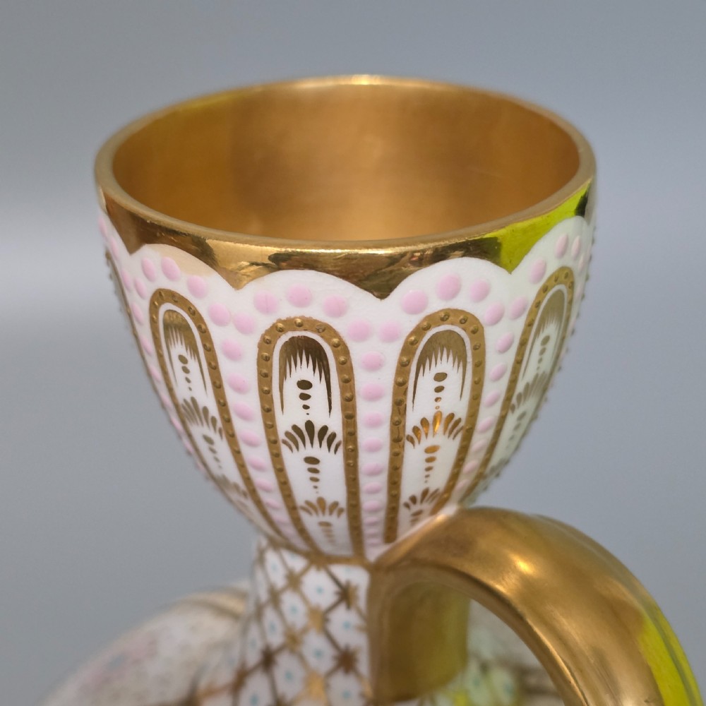 Exquisite Copeland Jewelled Porcelain Jug in the Persian Style c1890/1900 View IX