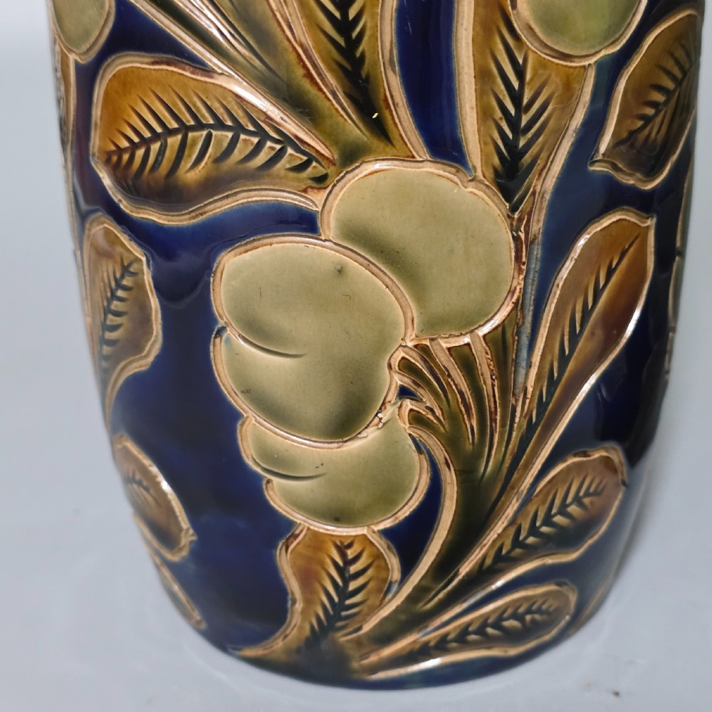 Rare Large Pair of Frank Butler Royal Doulton Vases c1905 - 31.5 cm View VI