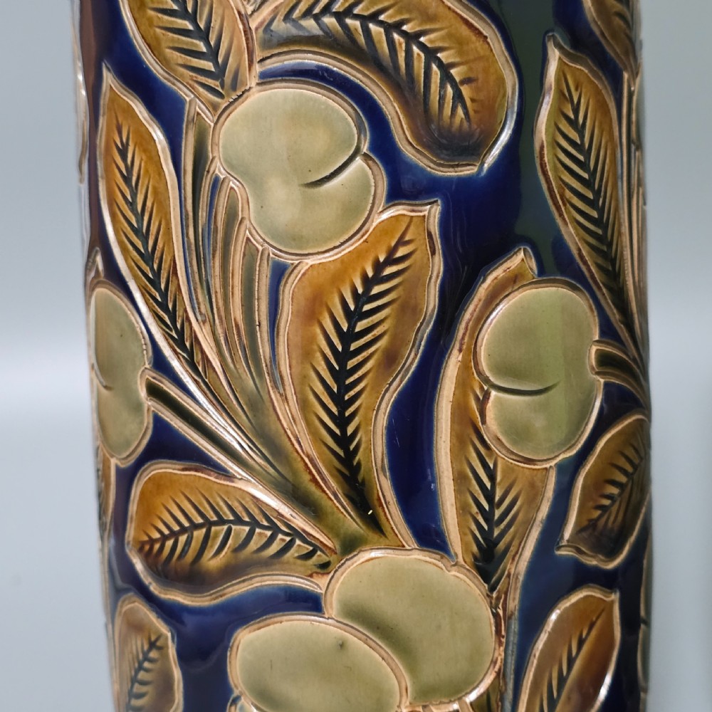 Rare Large Pair of Frank Butler Royal Doulton Vases c1905 - 31.5 cm View VII