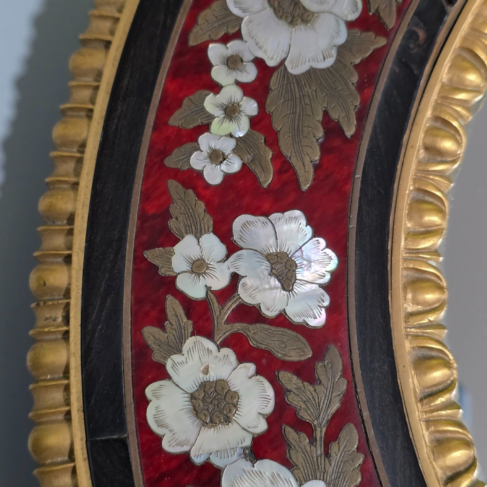 Outstanding Mid–Late 19th Century Boulle Work Wall Mirror (c.1880) View XXII