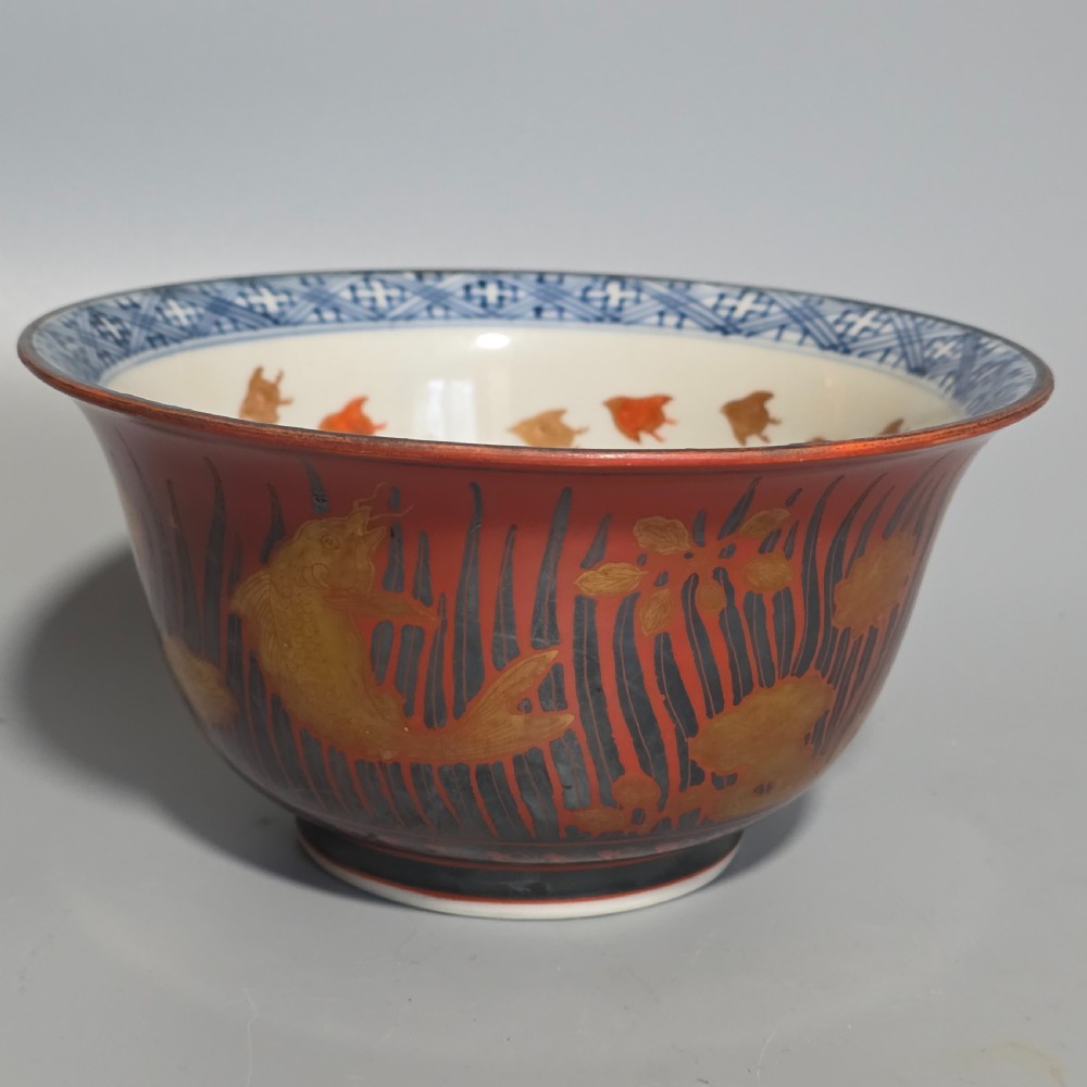Exquisite Kutani Kinrande Bowl c1900, superb decoration View III