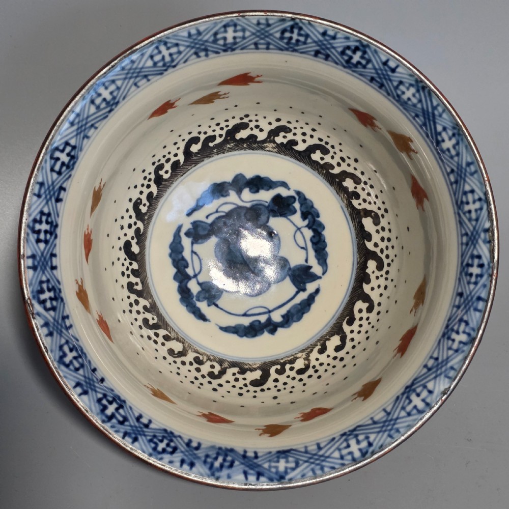 Exquisite Kutani Kinrande Bowl c1900, superb decoration View VIII