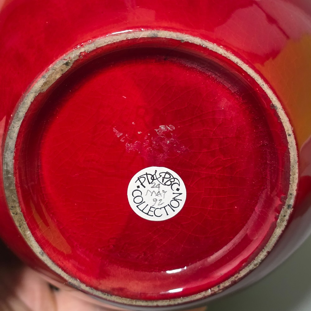 Delightful Bernard Moore Ginger jar & Cover View II