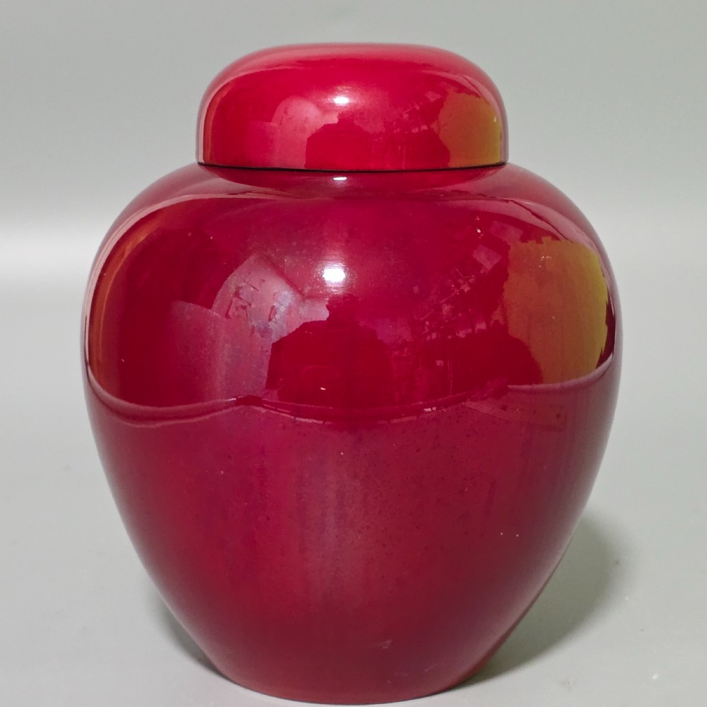 Delightful Bernard Moore Ginger jar & Cover