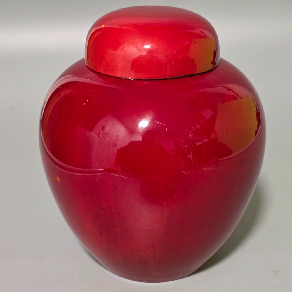 Delightful Bernard Moore Ginger jar & Cover View VII