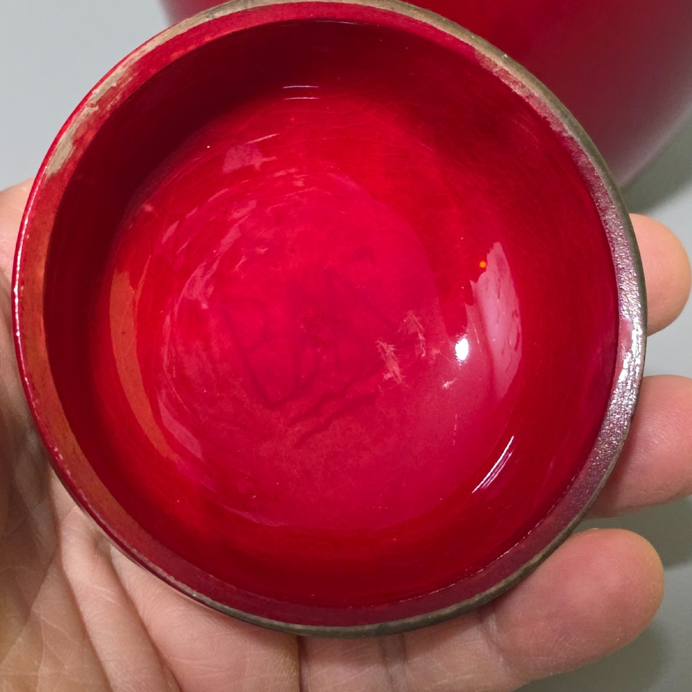 Delightful Bernard Moore Ginger jar & Cover View IX