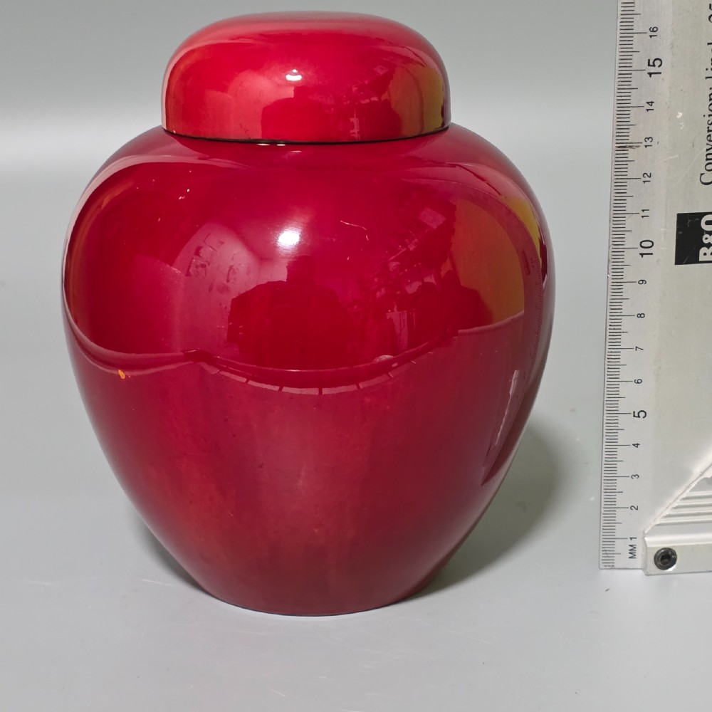 Delightful Bernard Moore Ginger jar & Cover View XI