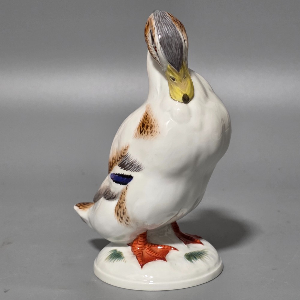 Exquisite Large Meissen Vintage Duck 14.4cm