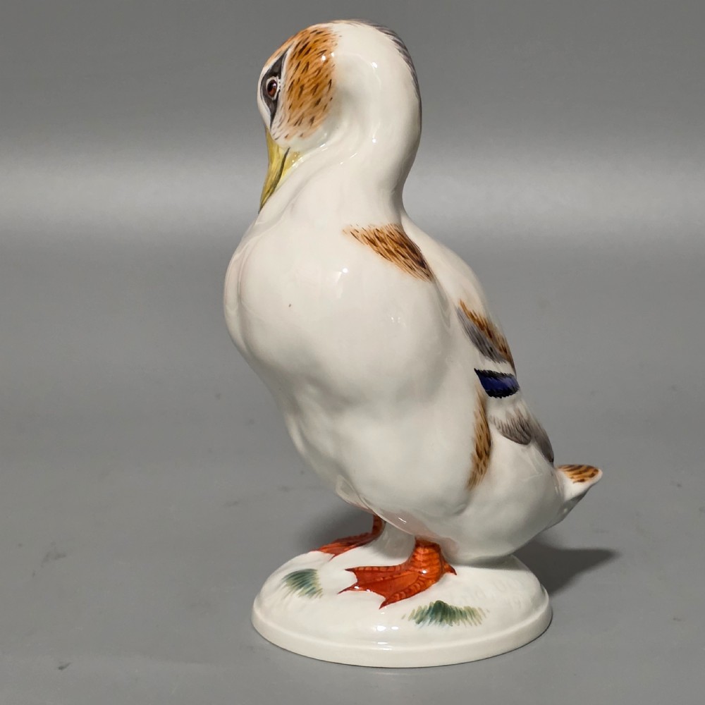 Exquisite Large Meissen Vintage Duck 14.4cm View II