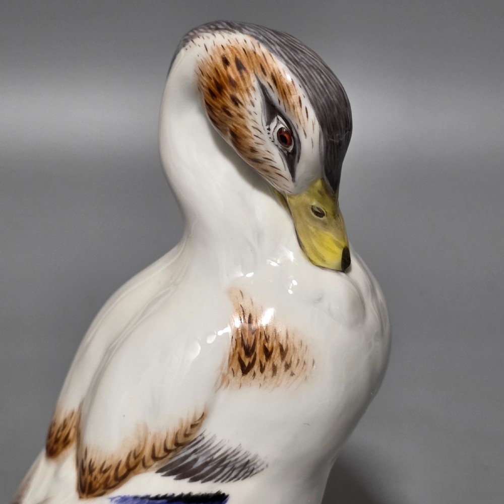 Exquisite Large Meissen Vintage Duck 14.4cm View VII