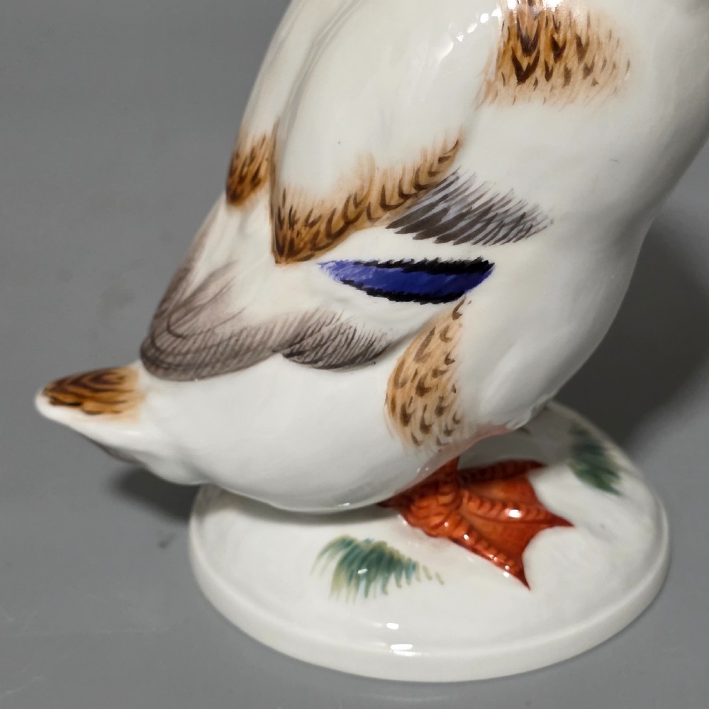 Exquisite Large Meissen Vintage Duck 14.4cm View VIII