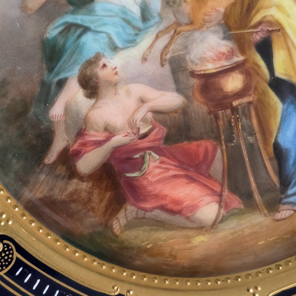 Superb 19thc Vienna Handpainted Plate signed F.Kohl View VI