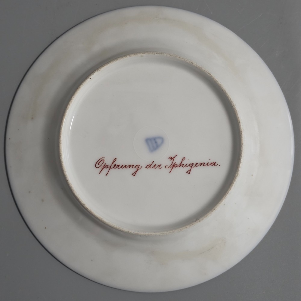 Superb 19thc Vienna Handpainted Plate signed F.Kohl View XI