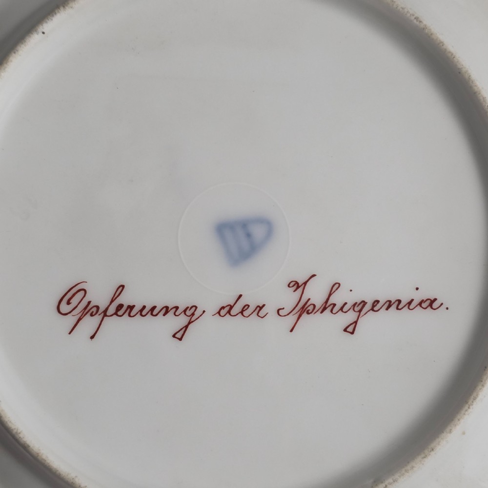 Superb 19thc Vienna Handpainted Plate signed F.Kohl View XII