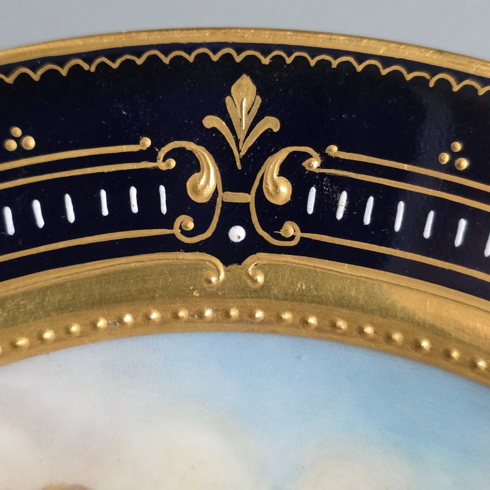 Superb 19thc Vienna Handpainted Plate signed F.Kohl View XIV