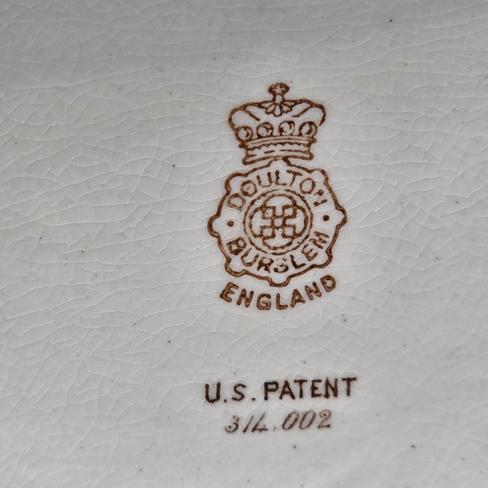 Large & Rare Doulton Burslem Patent Aesthetic Jug – US Patent No. 314,002 View XVIII